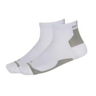 Detailed information about the product Elements Unisex Performance Socks - 2 Pack in White, Size 3.5