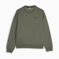 Detailed information about the product Elevated Women's Crewneck Top in Agave Green, Size XS, Cotton/Polyester by PUMA