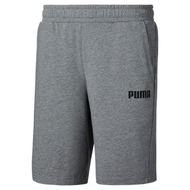 Detailed information about the product ESS Jersey 10 Men's Shorts in Medium Gray Heather, Size Small, Cotton by PUMA