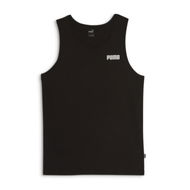 Detailed information about the product ESS Men's Small Logo Tank Top in Black, Cotton by PUMA