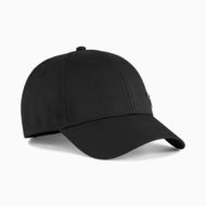 Detailed information about the product ESS Metal Cat Baseball Cap in Black, Polyester by PUMA