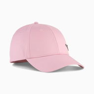 Detailed information about the product ESS Metal Cat Baseball Cap in Poised Pink, Size Medium, Polyester by PUMA
