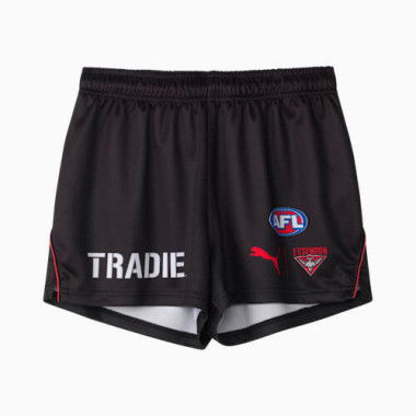 Essendon FC 2026 Men's Replica Home Shorts in Black/Red/Efc, Size Small by PUMA
