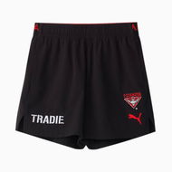 Detailed information about the product Essendon FC 2026 Men's Training Shorts in Black/Red/Efc, Size Medium by PUMA