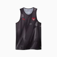 Detailed information about the product Essendon FC 2026 Men's Training Singlet in Black/Efc, Size Small by PUMA