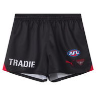 Detailed information about the product Essendon Football Club 2025 Men's Replica Home Shorts in Black/Red/Efc, Size Medium by PUMA