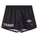 Essendon Football Club 2025 Men's Replica Home Shorts in Black/Red/Efc, Size Medium by PUMA. Available at Puma for $80.00