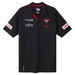 Essendon Football Club 2025 Men's Team Polo Top in Black/Red/Efc, Size Small by PUMA. Available at Puma for $100.00