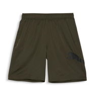 Detailed information about the product Essential Regular Fit Woven 9 Men's Shorts in Dark Olive, Size Small, Polyester by PUMA