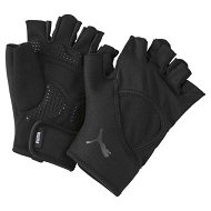 Detailed information about the product Essential Training Fingerless Gloves in Black, Size Medium, Polyester/Elastane by PUMA