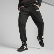 Detailed information about the product Essentials+ 2 Col Logo Men's Pants in Black/White, Size 2XL, Cotton by PUMA