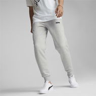 Detailed information about the product Essentials+ 2 Col Logo Men's Pants in Light Gray Heather, Size XL, Cotton by PUMA