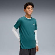 Detailed information about the product Essentials 2 Colour Small No. 1 Logo T-Shirt - Youth 8