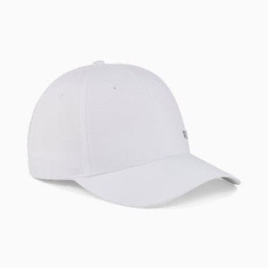 Essentials Baseball Cap in White, Polyester by PUMA