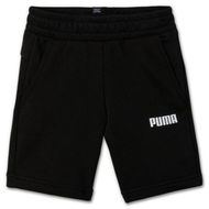 Detailed information about the product Essentials Boys Sweat Shorts in Black, Size 4T, Cotton/Polyester by PUMA