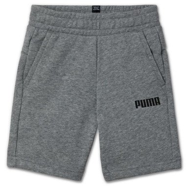 Essentials Boys Sweat Shorts in Medium Gray Heather, Cotton/Polyester by PUMA