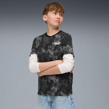 Essentials Camo All-Over Print T-Shirt - Youth 8