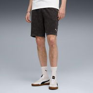 Detailed information about the product Essentials Elevated Men's Relaxed Wash 9 Shorts in Black, Size Small, Cotton by PUMA