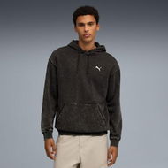Detailed information about the product Essentials Elevated Men's Relaxed Wash Hoodie in Black, Size 2XL, Cotton by PUMA
