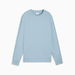 Essentials Elevated Women's Crew Neck Sweatshirt in Seafoam, Size XS, Cotton by PUMA. Available at Puma for $70.00
