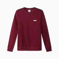 Detailed information about the product Essentials Fleece Sweatshirt Women in Dark Jasper, Size XS, Cotton/Polyester by PUMA