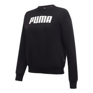 Detailed information about the product Essentials Full Length Women's Crew Neck Sweatshirt in Black, Size 2XL, Cotton/Polyester by PUMA