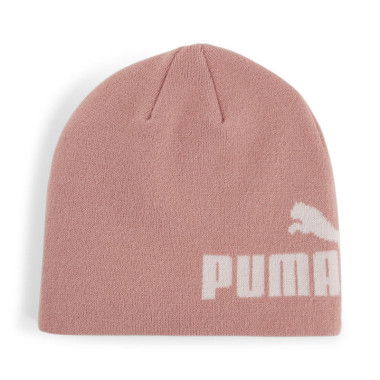 Essentials Logo Cuffless Youth Beanie in Deeva Peach, Acrylic/Polyamide/Elastane by PUMA