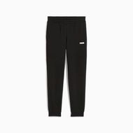 Detailed information about the product Essentials Logo Fleece Sweatpants Women Top in Black, Size Small, Cotton by PUMA