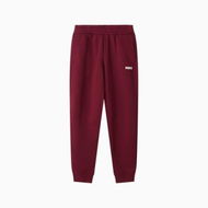 Detailed information about the product Essentials Logo Fleece Sweatpants Women Top in Dark Jasper, Size XL, Cotton by PUMA