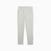 Essentials Logo Fleece Sweatpants Women Top in Light Gray Heather, Size XS, Cotton by PUMA. Available at Puma for $80.00