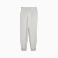 Detailed information about the product Essentials Logo Fleece Sweatpants Youth Top in Light Gray Heather, Size Medium, Cotton by PUMA