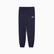 Detailed information about the product Essentials Logo Fleece Sweatpants Youth Top in Navy, Size Small, Cotton by PUMA