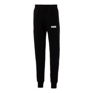 Detailed information about the product Essentials Logo Sweatpants Men in Black, Size Small, Cotton by PUMA