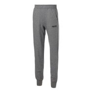 Detailed information about the product Essentials Logo Sweatpants Men in Medium Gray Heather, Size Small, Cotton by PUMA