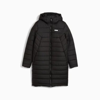Essentials Logo Women's Padded Coat in Black, Size XS, Polyester by PUMA