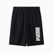 ESSENTIALS Logo Woven Men's Shorts 9 in Black, Size Small by PUMA. Available at Puma for $50.00