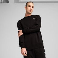 Detailed information about the product ESSENTIALS Men's Crew Top in Black, Size Small, Cotton/Polyester by PUMA