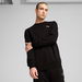 ESSENTIALS Men's Crew Top in Black, Size Small, Cotton/Polyester by PUMA. Available at Puma for $60.00