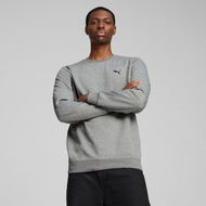 Detailed information about the product ESSENTIALS Men's Crew Top in Medium Gray Heather, Cotton/Polyester by PUMA