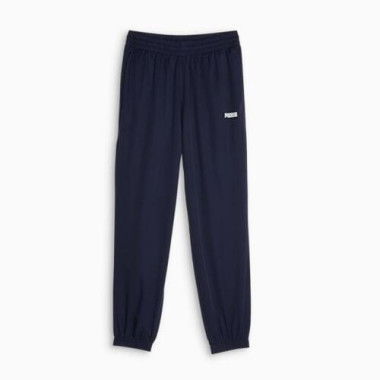 ESSENTIALS Men's Logo Woven Pants in Navy, Size XL, Polyester by PUMA