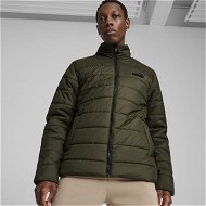 Detailed information about the product Essentials+ Men's Padded Jacket in Dark Olive, Size Large, Polyester by PUMA