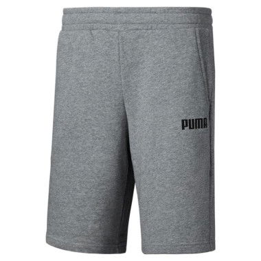 Essentials Men's Sweat Shorts in Medium Gray Heather, Cotton/Polyester by PUMA