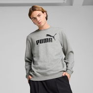 Detailed information about the product ESSENTIALS No. 1 Logo Men's Crew Top in Medium Gray Heather, Size 2XL, Cotton/Polyester by PUMA