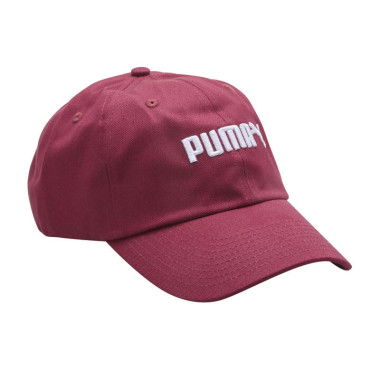 Essentials No. 2 Logo Cap in Team Regal Red, Cotton by PUMA