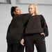 Essentials Oversized Women's Crew Top in Black, Size Medium, Cotton/Polyester by PUMA. Available at Puma for $70.00