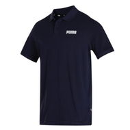 Detailed information about the product Essentials Pique Men's Polo Top in Peacoat, Size Small, Cotton/Elastane by PUMA