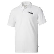 Detailed information about the product Essentials Pique Men's Polo Top in White, Size Small, Cotton/Elastane by PUMA