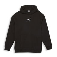 Detailed information about the product Essentials Relaxed Men's Hoodie in Black, Size XL by PUMA