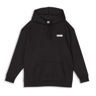 Detailed information about the product Essentials Relaxed Women's Fleece Hoodie in Black, Size XS by PUMA