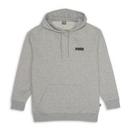 Detailed information about the product Essentials Relaxed Women's Fleece Hoodie in Light Gray Heather, Size Medium by PUMA